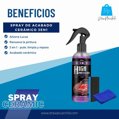 Spray con acabado cerámico para auto 3 en 1 - SprayCeramic™