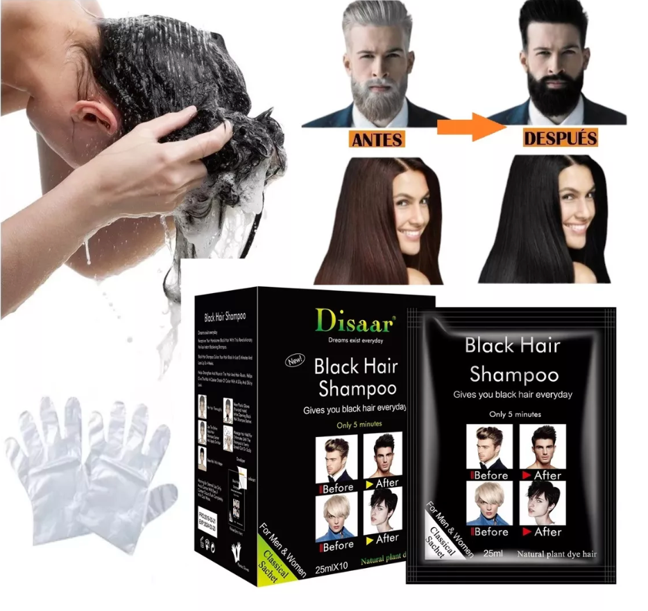 Shampoo anti canas pack 10 unidades - HairColor™