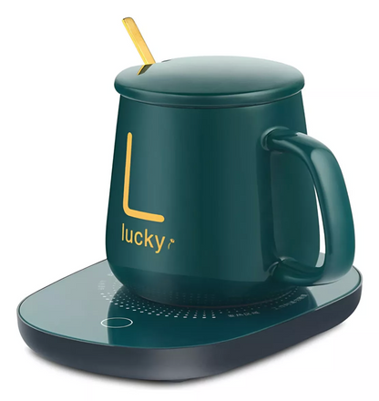 Taza Con Calentador Eléctrico WarmDrink™ - Lleva 2 accesorios gratis.