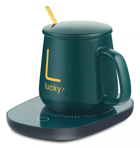 Taza Con Calentador Eléctrico WarmDrink™ - Lleva 2 accesorios gratis.