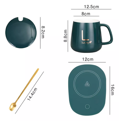 Taza Con Calentador Eléctrico WarmDrink™ - Lleva 2 accesorios gratis.