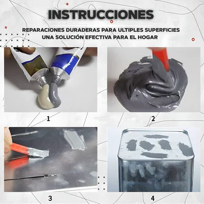 Súper pegamento reparador de superficies y metales - Ultrabond™